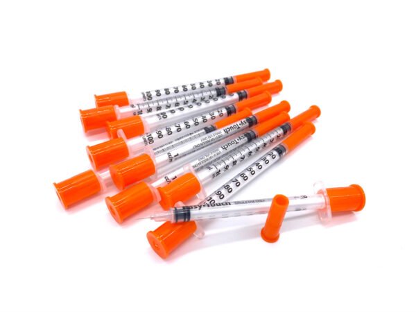 Insulin Syringes U-100 31G 1ml/cc 5/16" (8mm) Pack of 10
