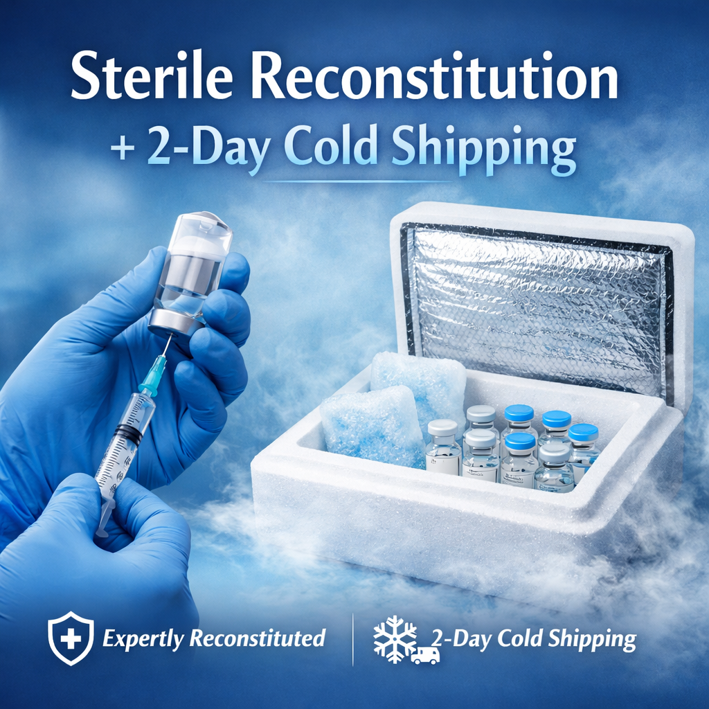 Sterile Reconstitution + 2-Day Cold Shipping